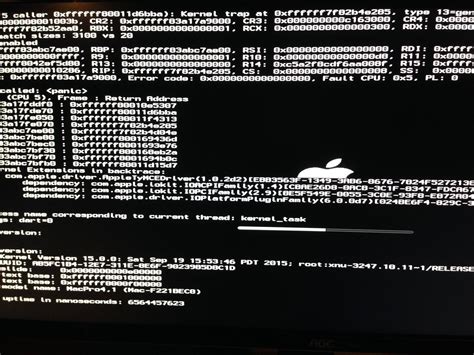 hackintosh won t boot after power failure